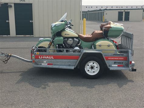 u haul bike trailer